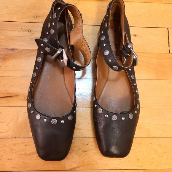 Free People Mystic Mary Janes Black Size 39.5 - Picture 2 of 10